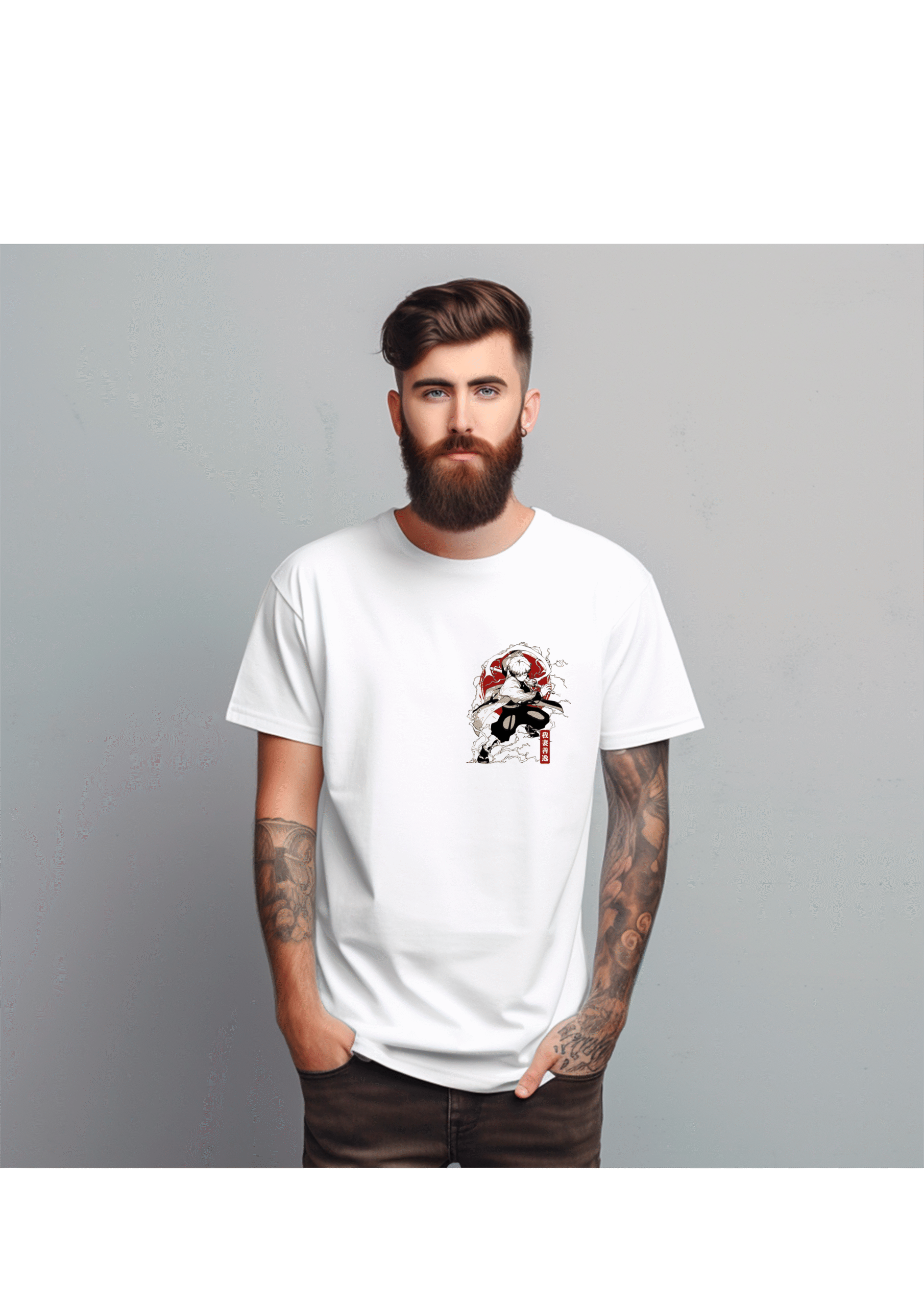 camiseta de anime – kokushibo camiseta de anime – kokushibo