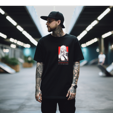 camiseta de anime – power