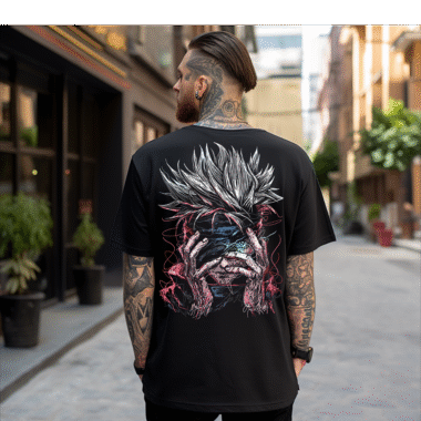 camiseta de anime satoru gojo