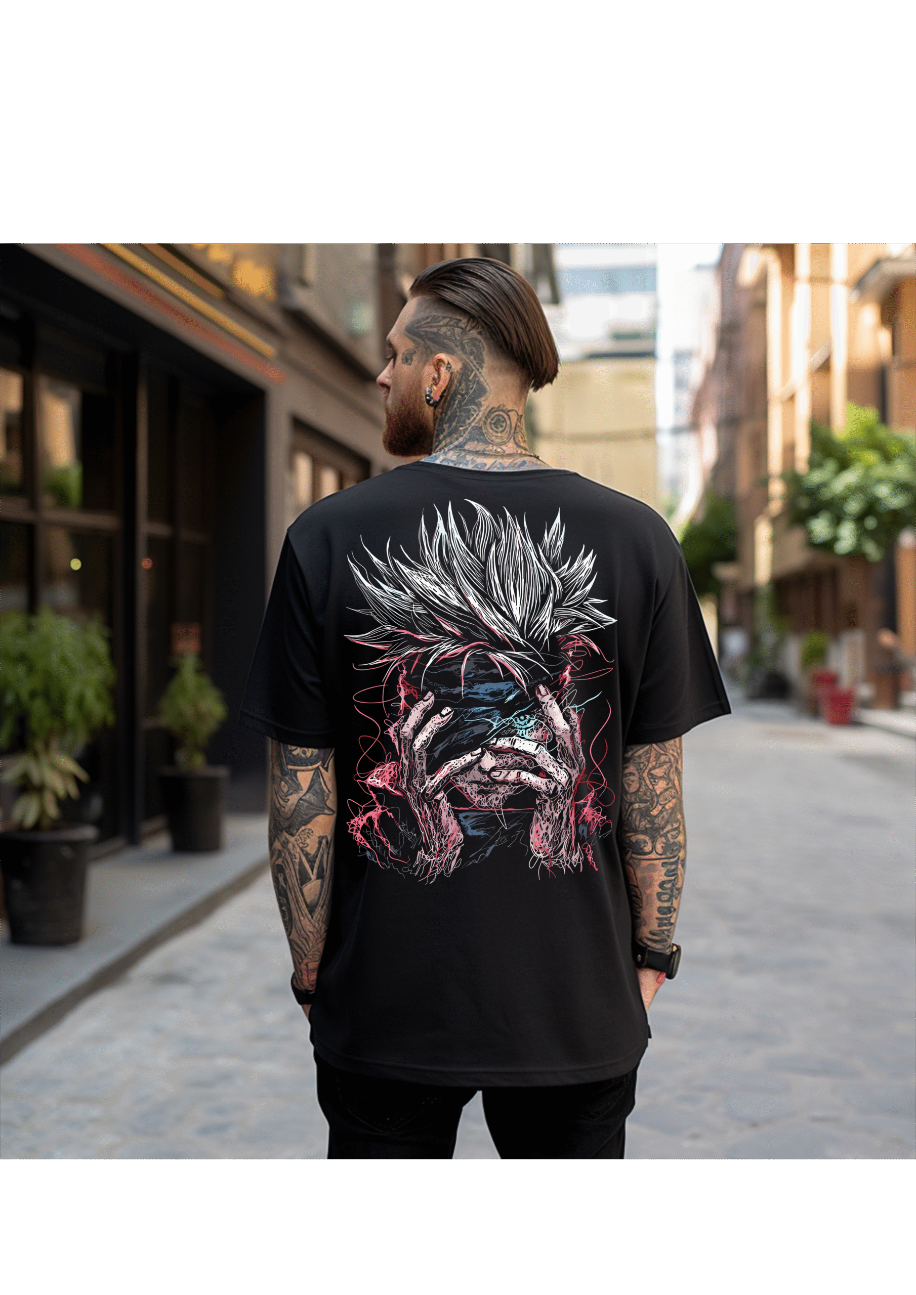 camiseta de anime satoru gojo camiseta de anime satoru gojo