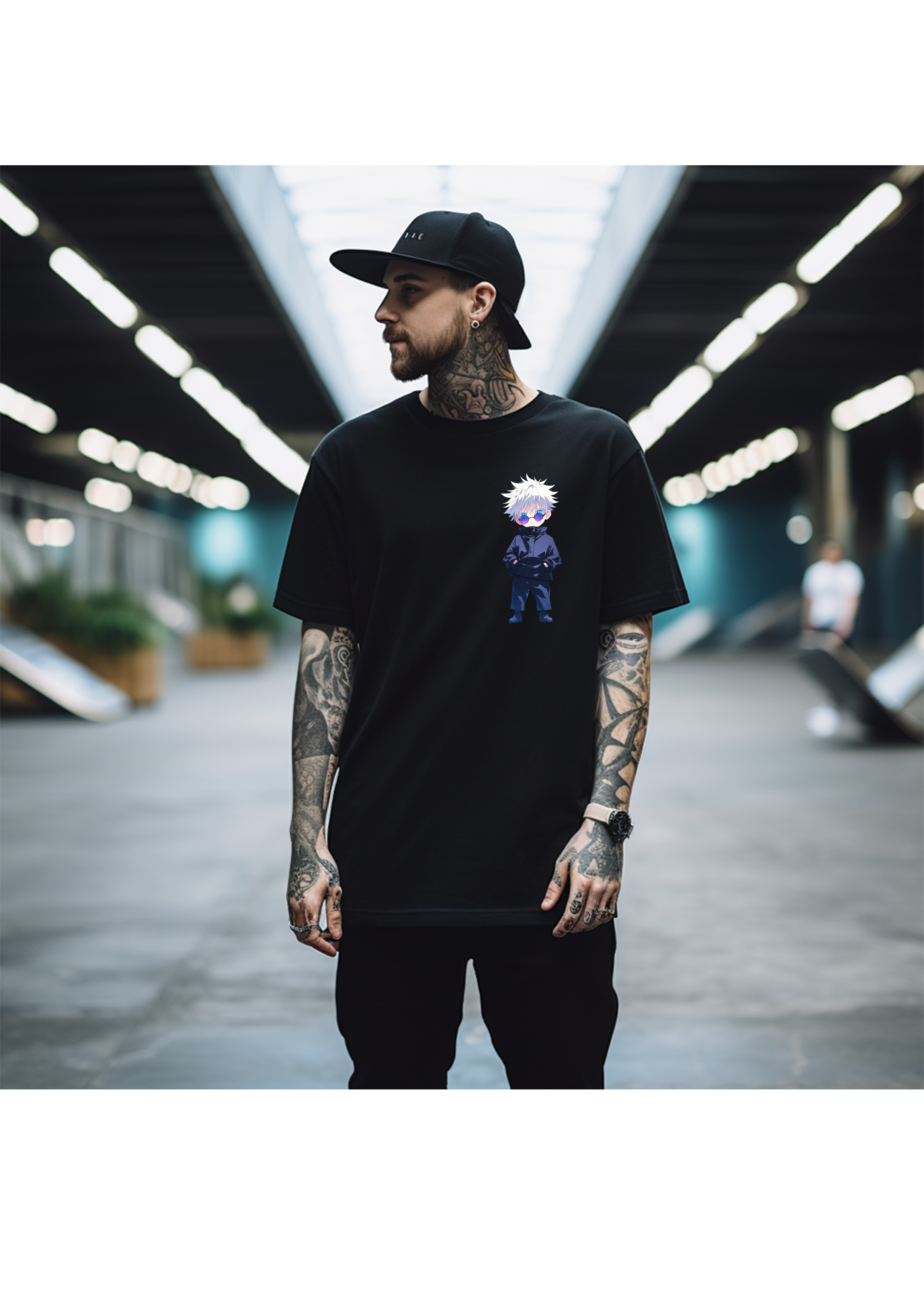 camiseta de anime satoru gojo