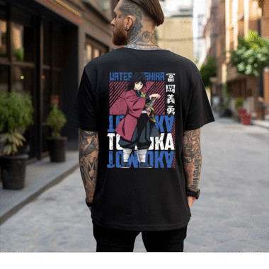 camiseta de anime – power