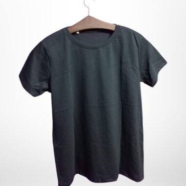 Camiseta Lisa Feminina Preta
